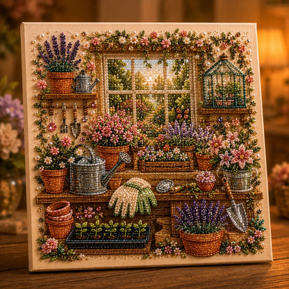 ✨ Cozy Hobby Rooms 3D Diamond Painting Kit