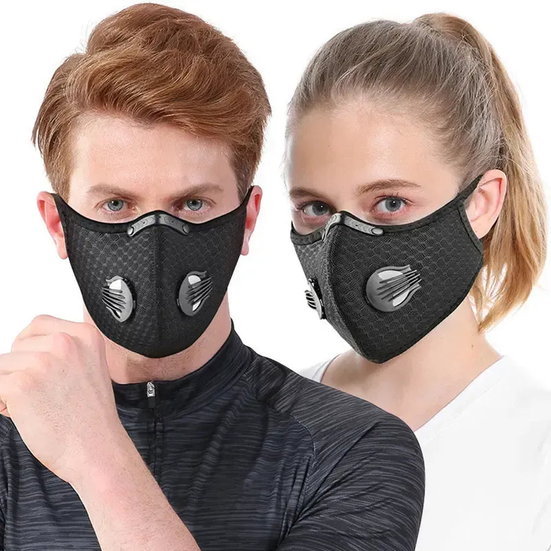 💖 Reusable Carbon Filter Dust Mask – Built for Active Lifestyles