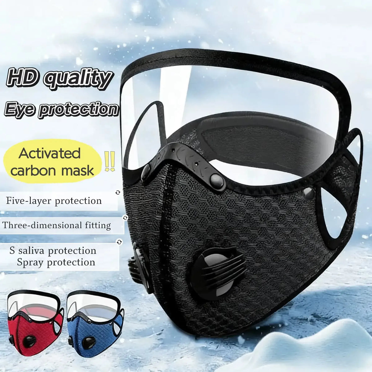 💖 Reusable Carbon Filter Dust Mask – Built for Active Lifestyles
