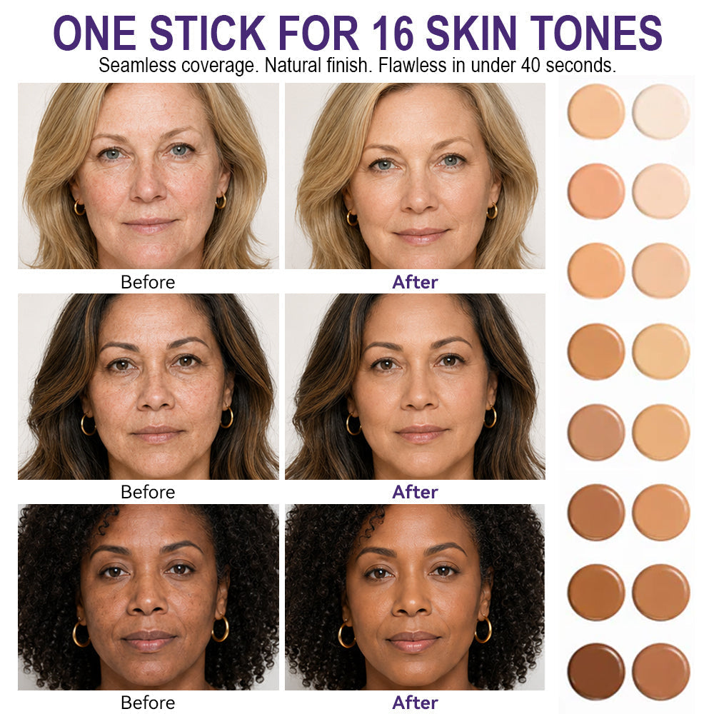🎉50% Off! 👩Korea 2 in 1  Color Changing Foundation Stick