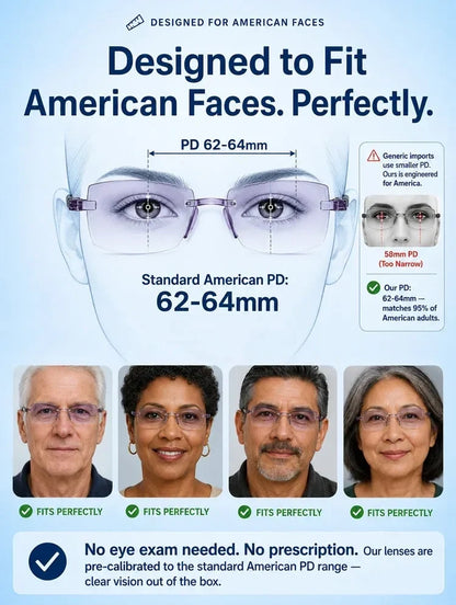 👓[Regain Your Youthful Vision] Smart Zoom Diamond-Cut Reading Glasses