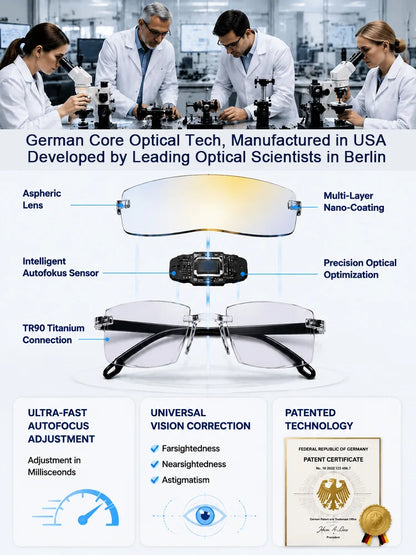 [No Eye Exam Needed] Jena Optics – Autofocus Glasses