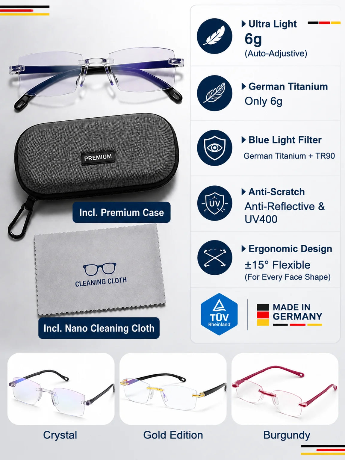 [No Eye Exam Needed] Jena Optics – Autofocus Glasses