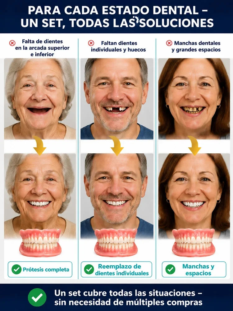 🦷 DIY Dentaduras completas de grado médico