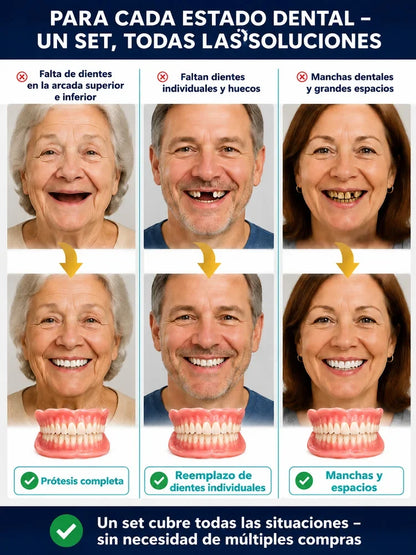🦷 DIY Dentaduras completas de grado médico