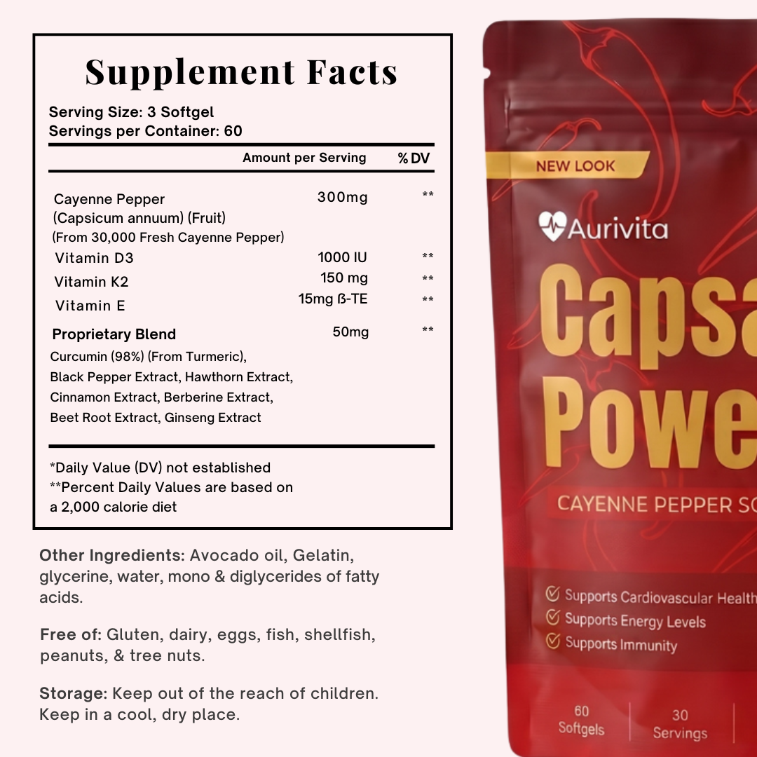 Aurivita Cayenne Pepper