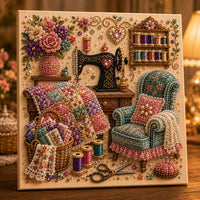 🧵 Cozy Sewing Room