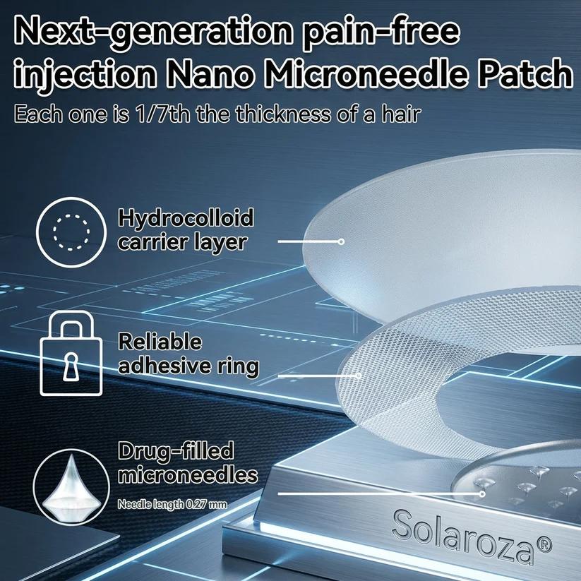⚡Official Store | 🍋 Solaroza® Moringa & Berberine 15-IN-1 Advanced Nano Microneedle Patch (Once Daily, visible changes in 7 days) ✅ Obesity, Diabetes, Sleep Apnea, And Joint Issues
