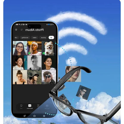 ⏰👓Smart AI Translation Camera Bluetooth Glasses—8 MP Pixels, 160+ Languages, Real-Time Translation