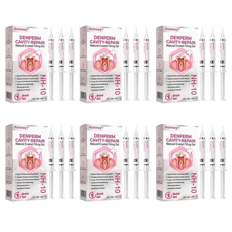 🦷 Rolimey® DenPerm Cavity-Repair Natural Enamel Filling Gel