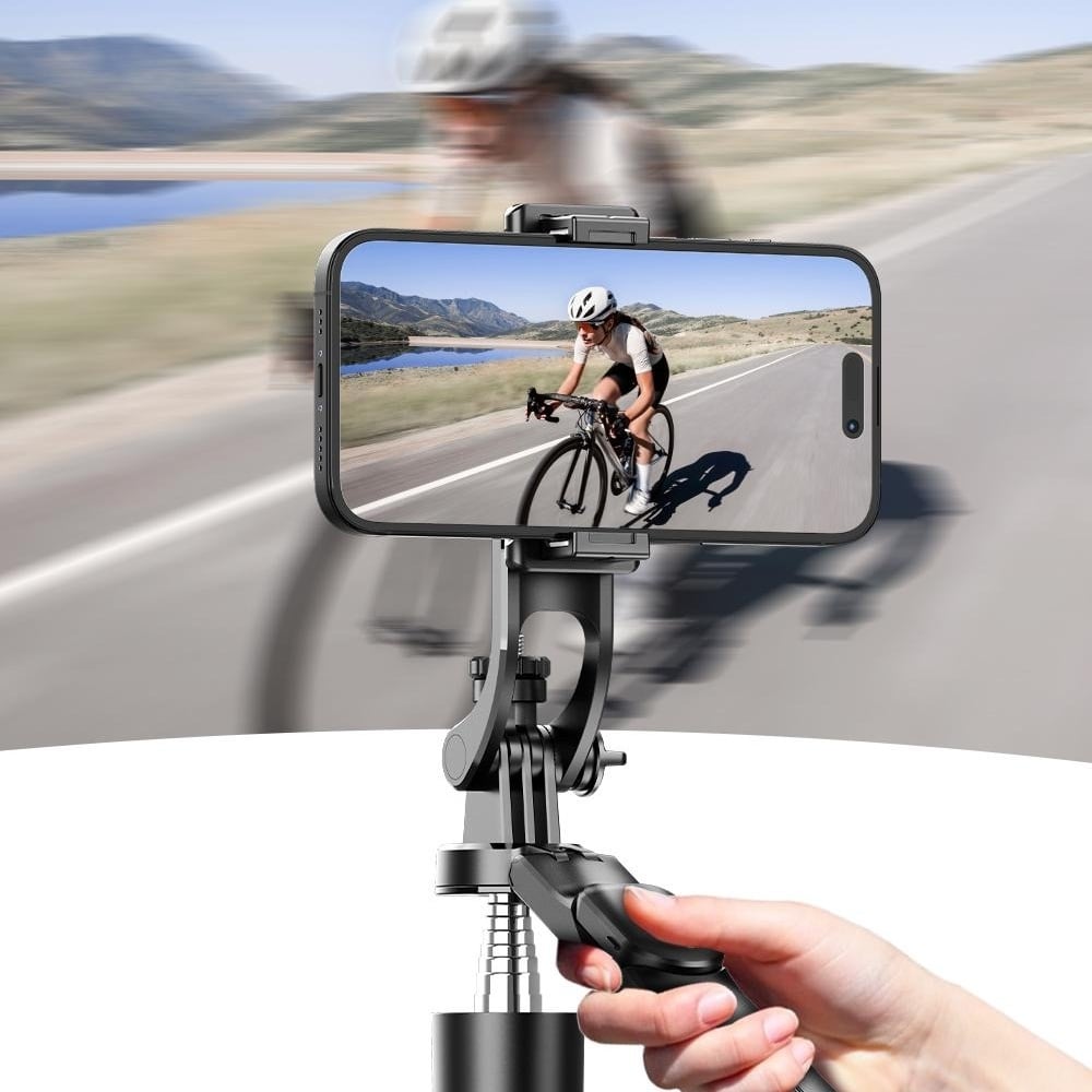 3-Piece Adjustable Smartphone Tripod Set (Includes Bluetooth Remote)
