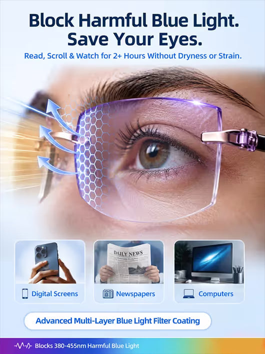 👓[Regain Your Youthful Vision] Smart Zoom Diamond-Cut Reading Glasses