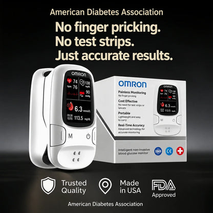 🩸 Omron™ Introduces the newly launched non-invasive smart blood glucose meter 🔥