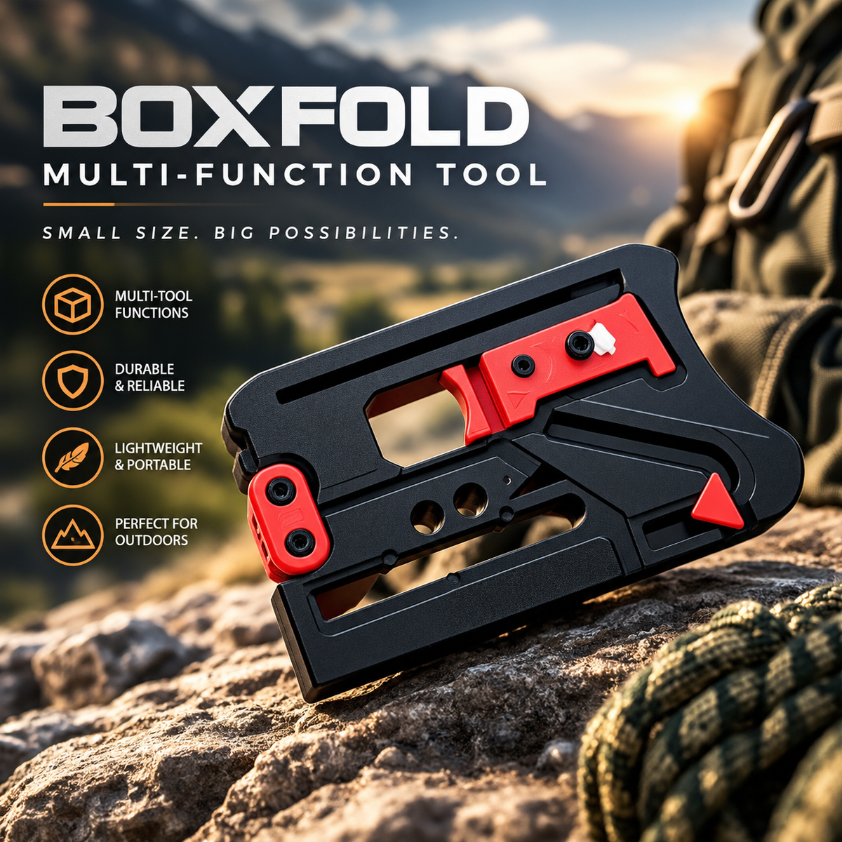 🎯 Pocket-Folding Outdoor EDC Card