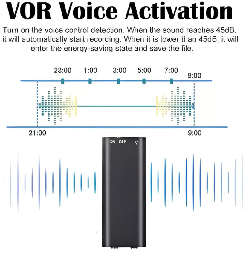 Voice-Activated Hidden Voice Recorder