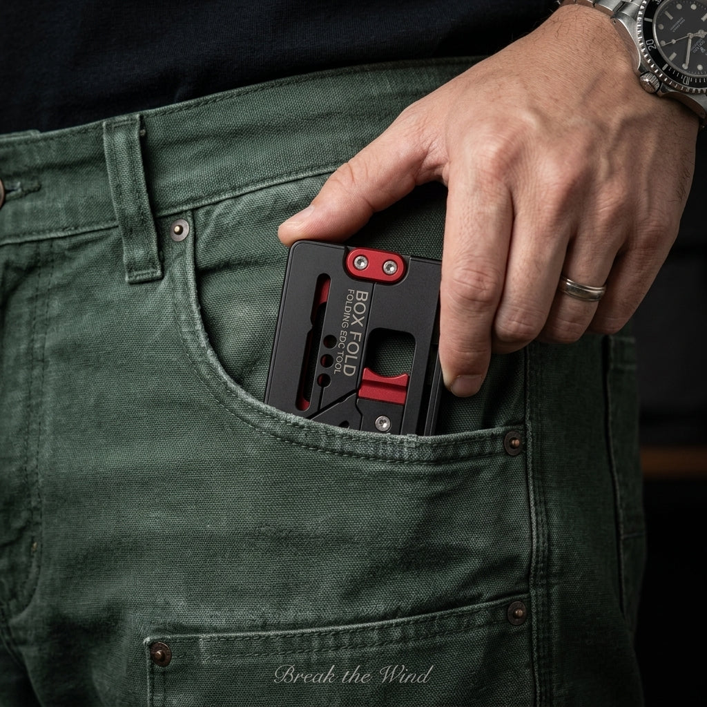 🎯 Pocket-Folding Outdoor EDC Card