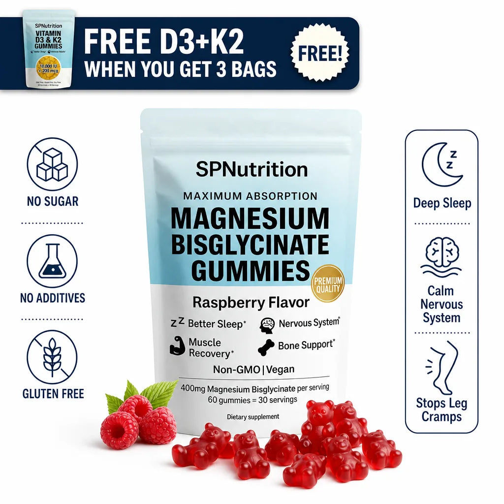 SPNutrition Magnesium Bisglycinate Gummies🔥