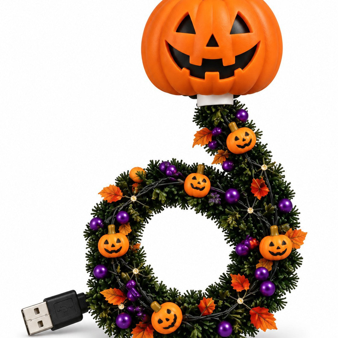 USB Christmas Projection Lamp with 6 Festive Scenes