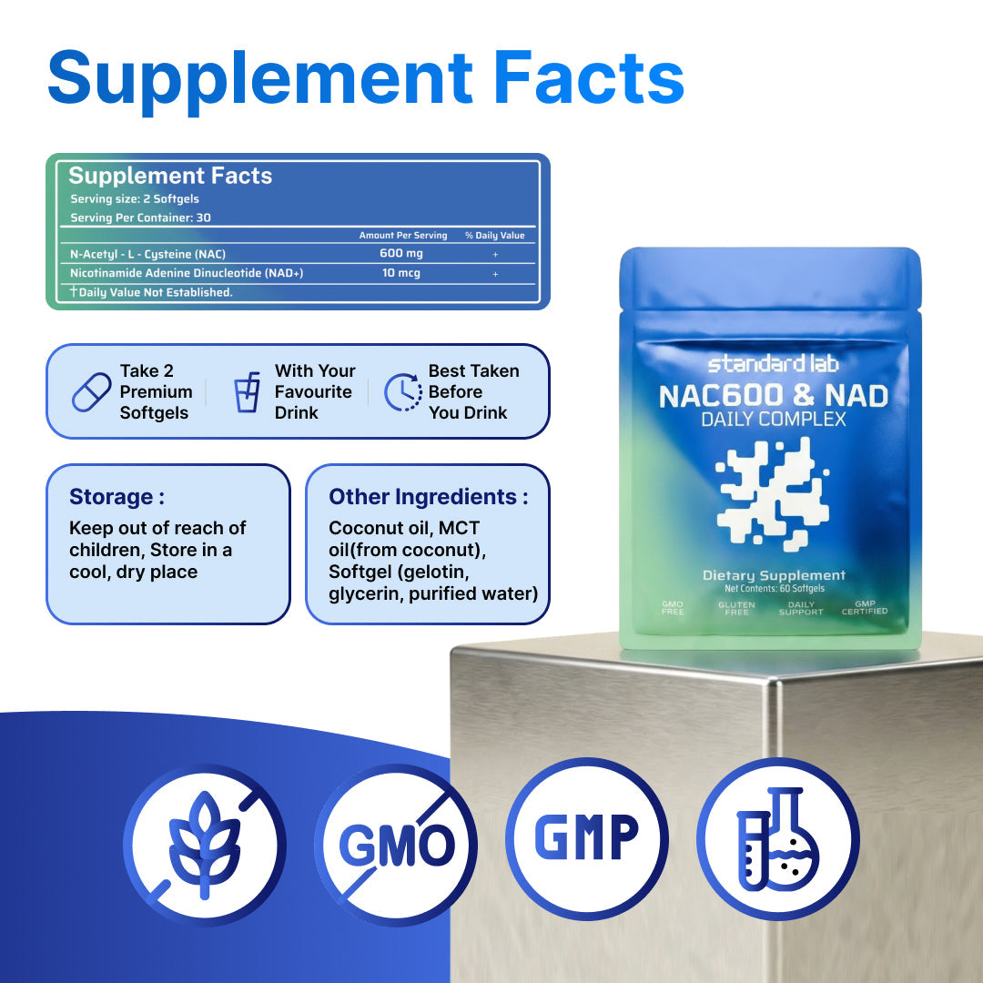 ✨ NAC600 & NAD Daily Complex 💊🧬