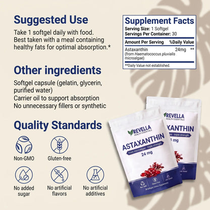 🔥Astaxanthin - King Of Antioxandants: Restore Fertility