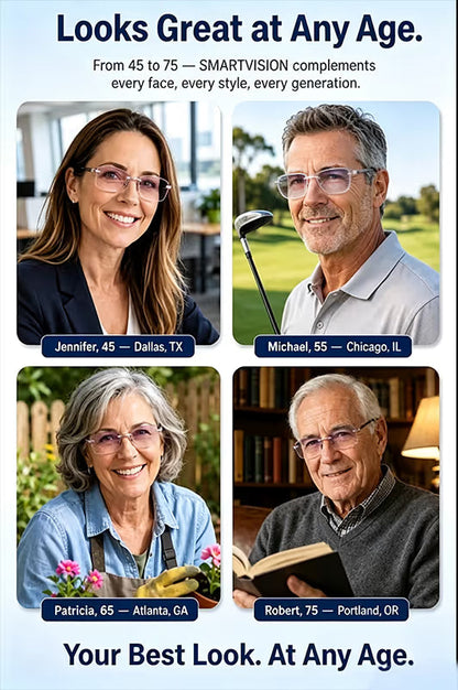 👓[Regain Your Youthful Vision] Smart Zoom Diamond-Cut Reading Glasses