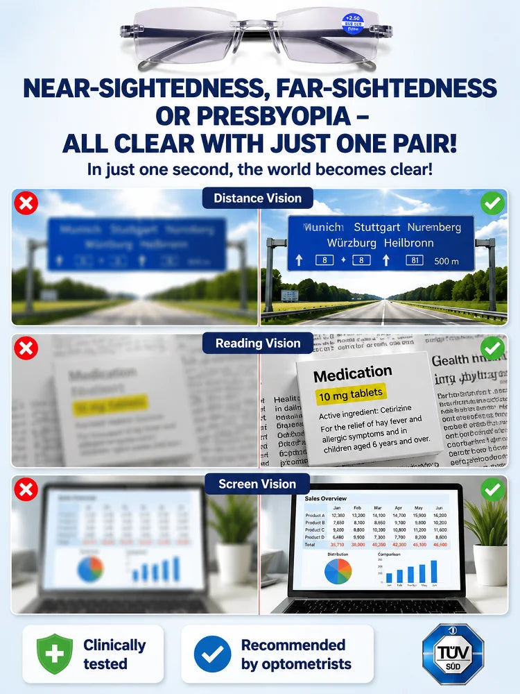 [No Eye Exam Needed] Jena Optics – Autofocus Glasses