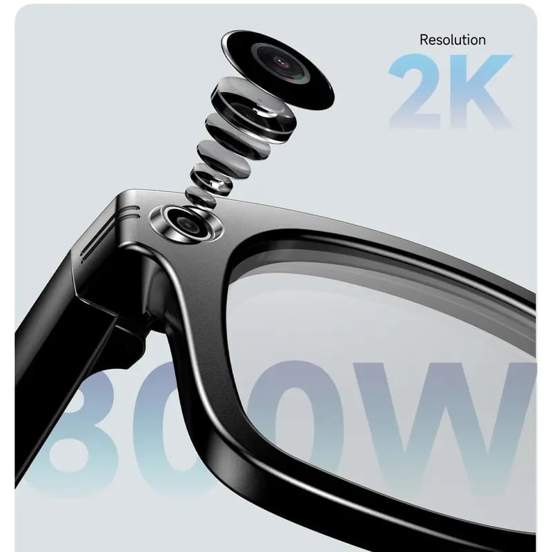 ⏰👓Smart AI Translation Camera Bluetooth Glasses—8 MP Pixels, 160+ Languages, Real-Time Translation