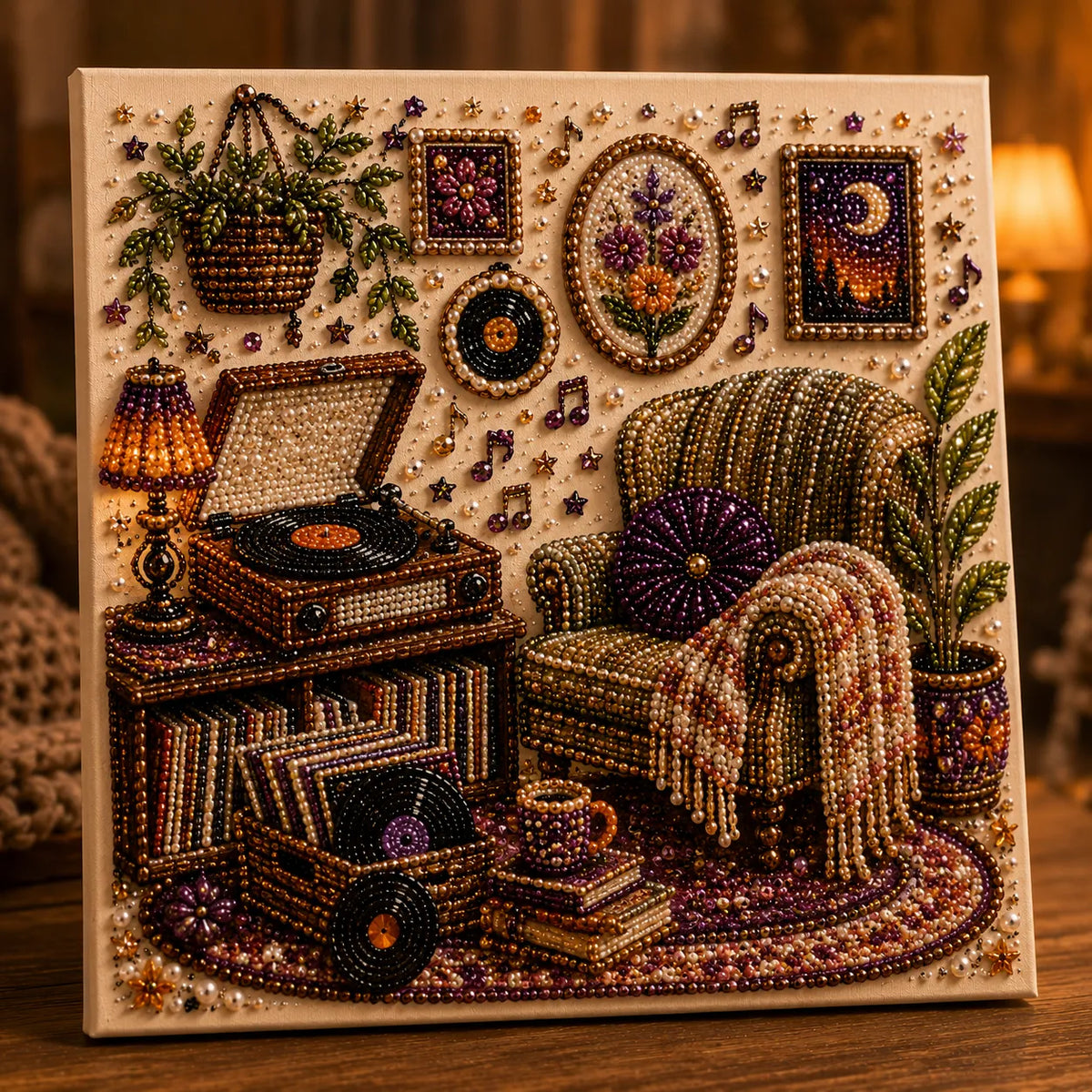 ✨ Cozy Hobby Rooms 3D Diamond Painting Kit