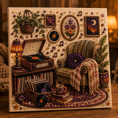 ✨ Cozy Hobby Rooms 3D Diamond Painting Kit