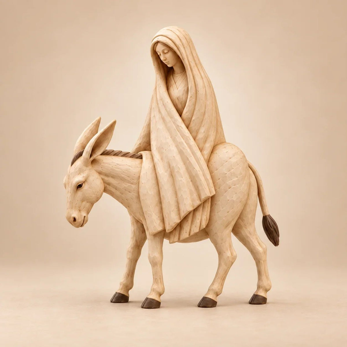 ✝️🌟Handmade Journey to Bethlehem Nativity Figurine Set