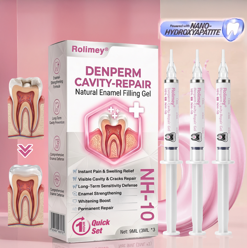 🦷 Rolimey® DenPerm Cavity-Repair Natural Enamel Filling Gel