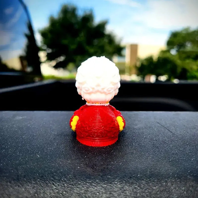 Dolly Duck - 3D Printed Collectible, Cute Desk & Car Decor🦆