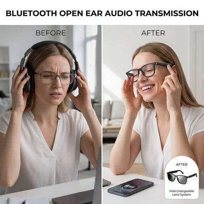 👓 All-weather on-body AI assistant, real-time multilingual simultaneous translation, seamless cross-border communication, all-round AI recognition for everything, on-body professional recorder, hands-free calls, music playback