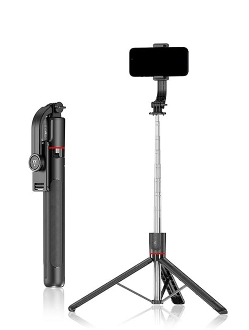 3-Piece Adjustable Smartphone Tripod Set (Includes Bluetooth Remote)