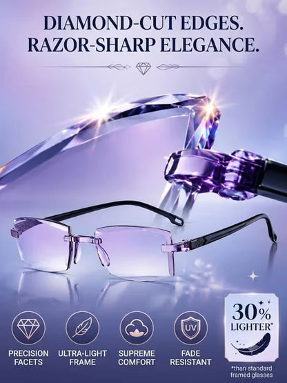 👓[Regain Your Youthful Vision] Smart Zoom Diamond-Cut Reading Glasses