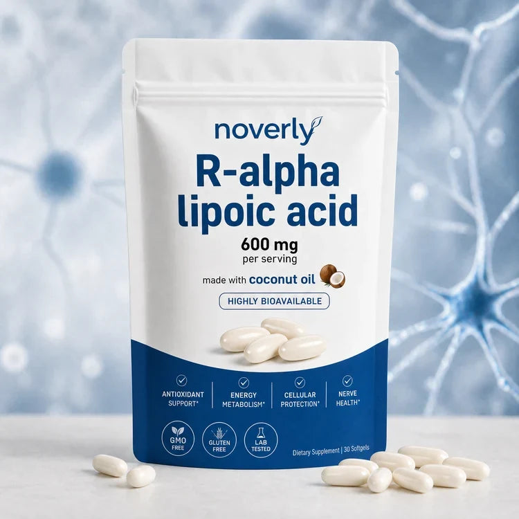 R-Alpha Lipoic Acid — 600mg Pure R-Form Softgels