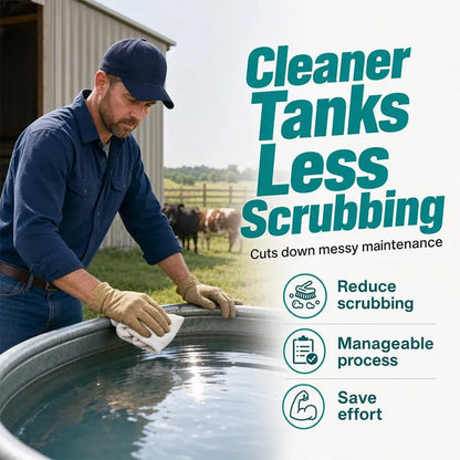🧼 Livestock Water Tank Cleaning Tablets – 💧 Fast-Dissolving Trough & Water Container Cleaner