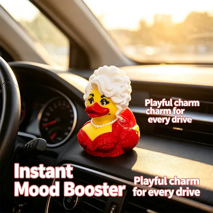 Dolly Duck - 3D Printed Collectible, Cute Desk & Car Decor🦆