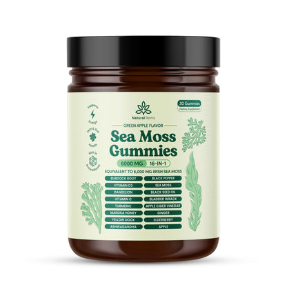 Sea Moss 16-In-1 Gummies - For Blood Pressure Balance & Heart Health
