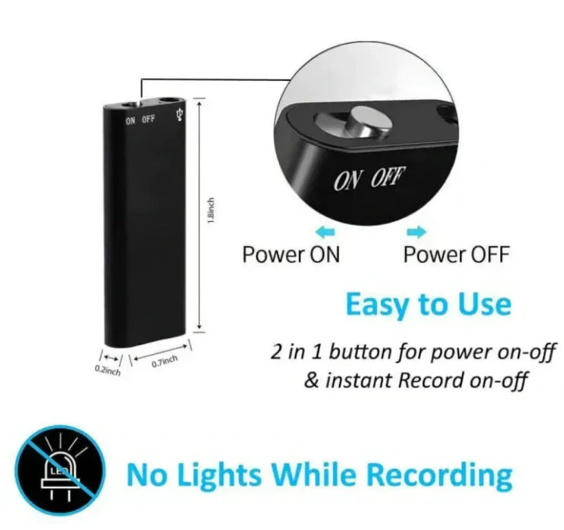 Voice-Activated Hidden Voice Recorder