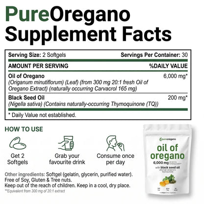 PureOregano™ Oil Of Oregano
