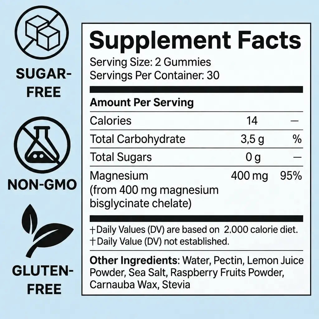 SPNutrition Magnesium Bisglycinate Gummies🔥